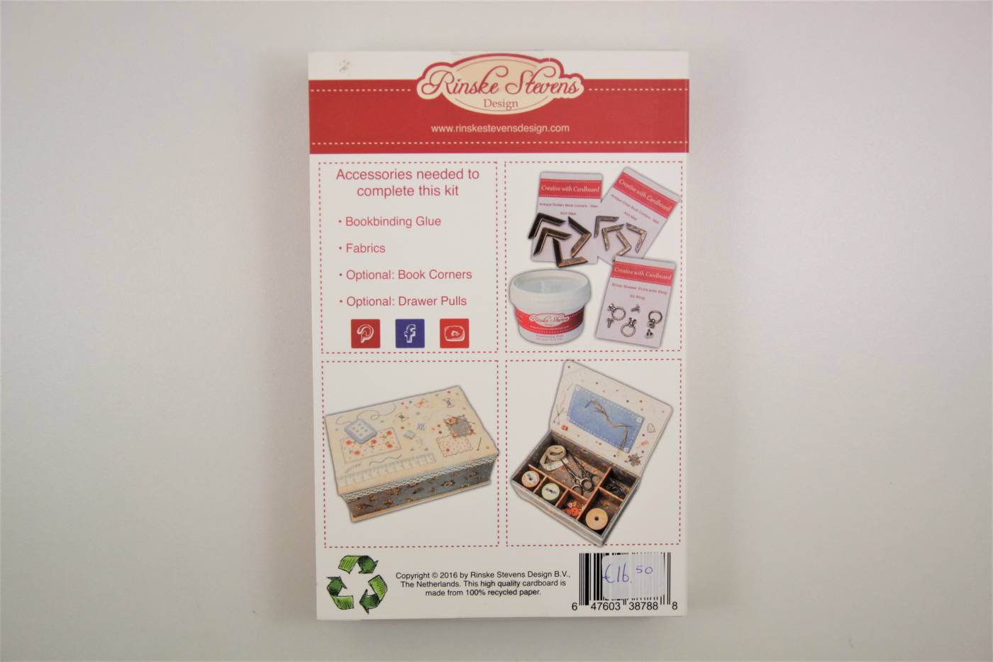kartonnage pakket naaidoosje sewing kit