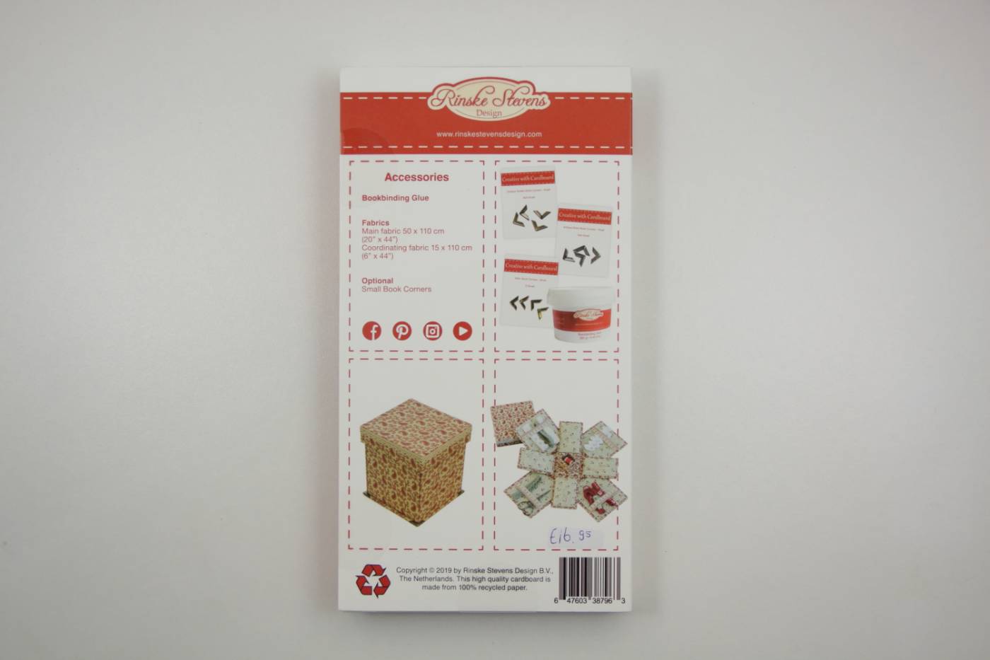 Kartonnagepakket-uitklapbaar naaidoosje-