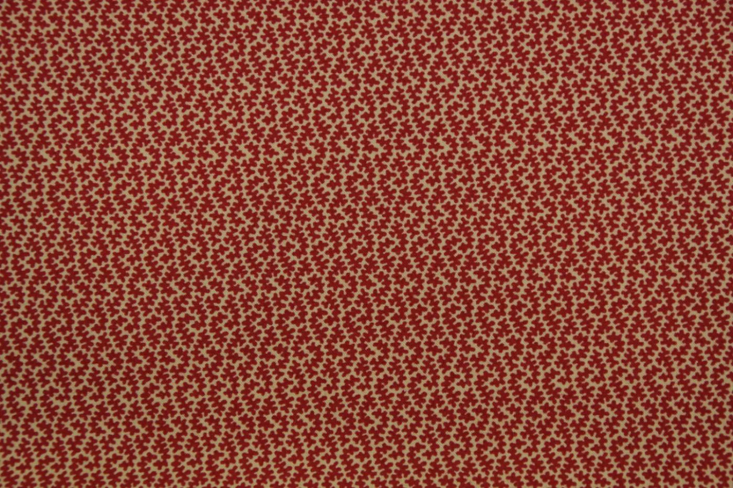 quiltstof-beige-rood motief-Moda Fabrics.