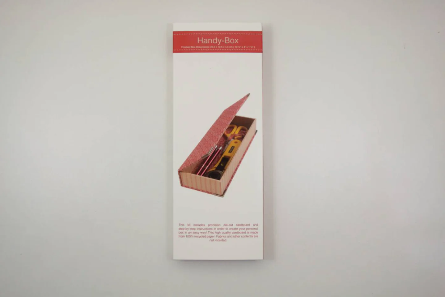 Kartonnagepakket-Handy Box-doosje quiltg.