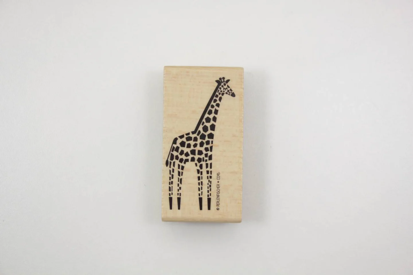 stempel hout giraf -giraffe- jungle-safa.