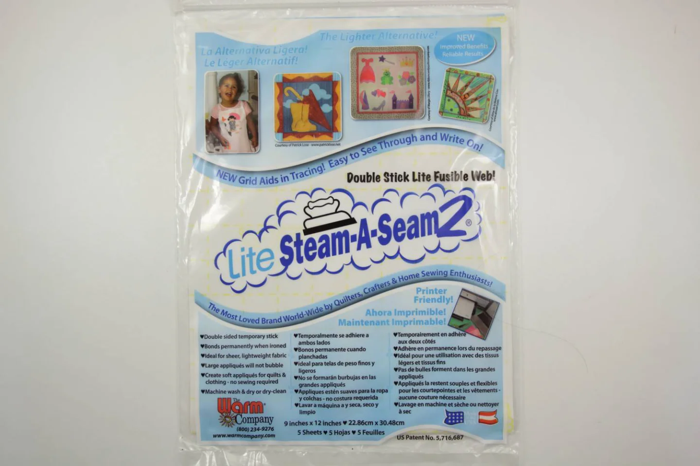 Steam a Seam 2-dubbelzijdige plakvliesel.